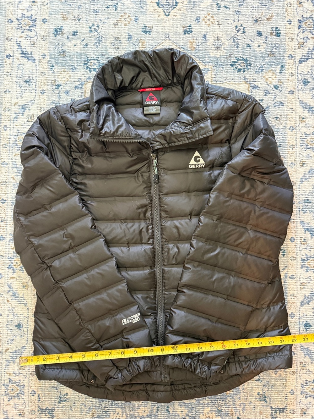 Gerry Weber Women's Black Quilted Packable Puffer Jacket fill power 650